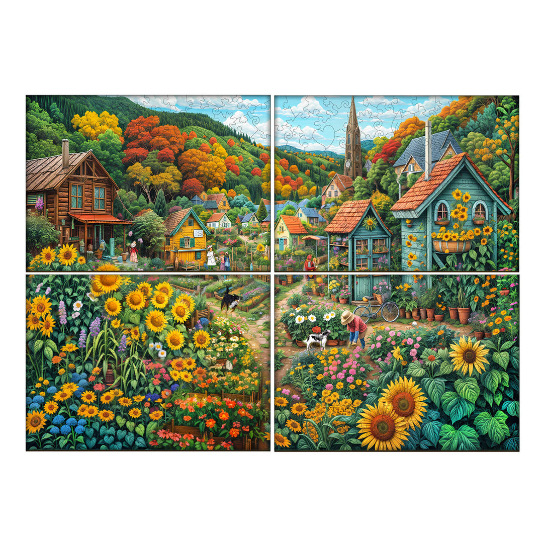 Party Puzzle - Sonnige Felder