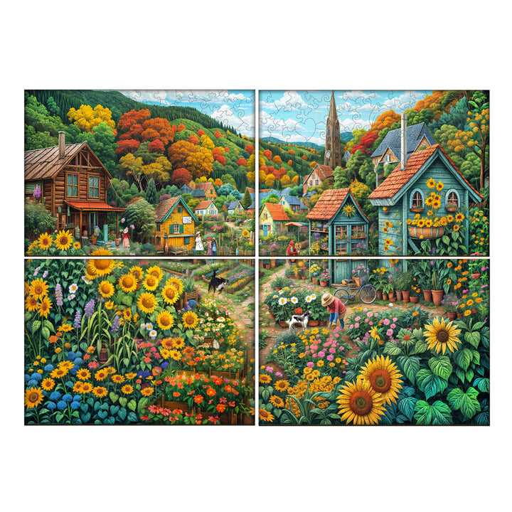Party Puzzle - Sonnige Felder
