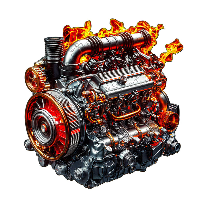 Eiserner Kraftkoloss Holzpuzzle