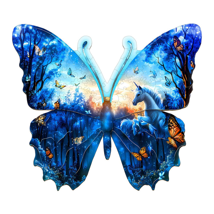Butterfly Forest Wooden Jigsaw Puzzle - By Woodbests