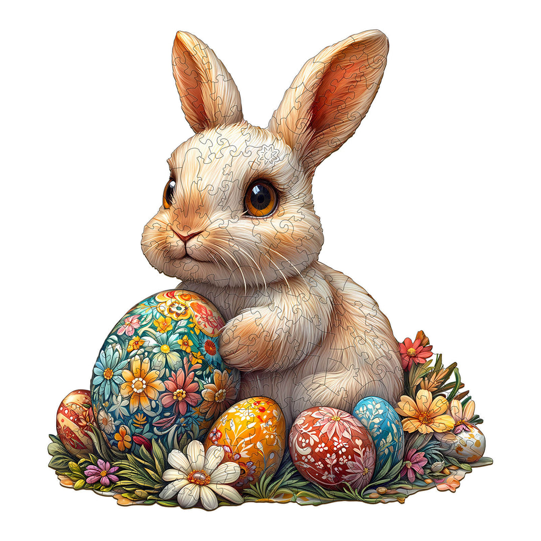 3D Osterhase Holzpuzzle
