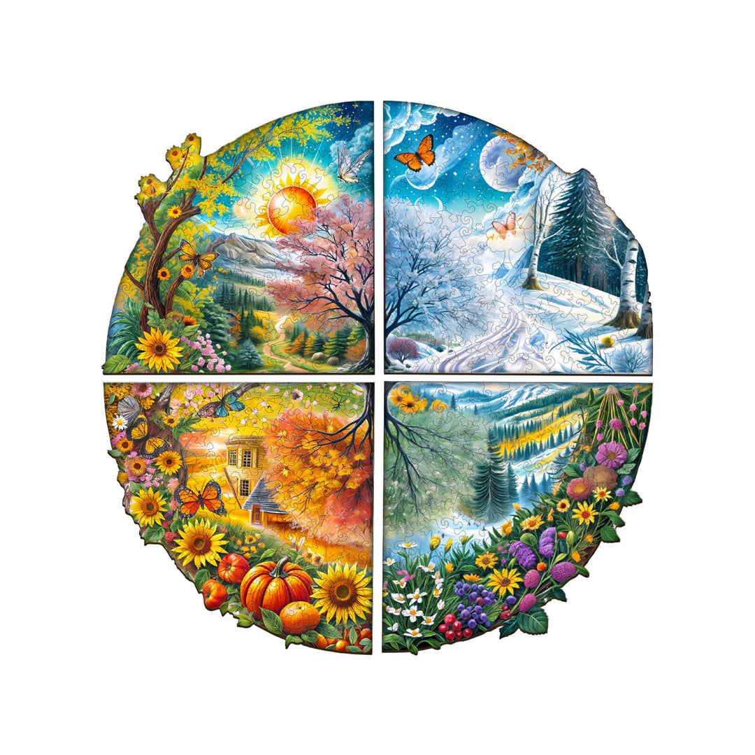 Party Puzzle - Vier Jahreszeiten