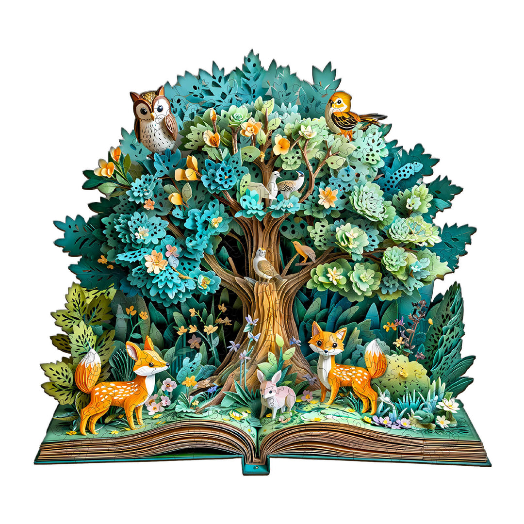 3D Forest Tales Wooden Jigsaw Puzzle