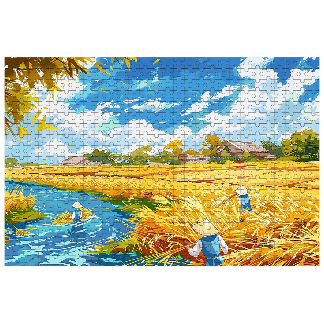 Pastoral Autumn 500 / 1000 Piece Puzzle - By Woodbests