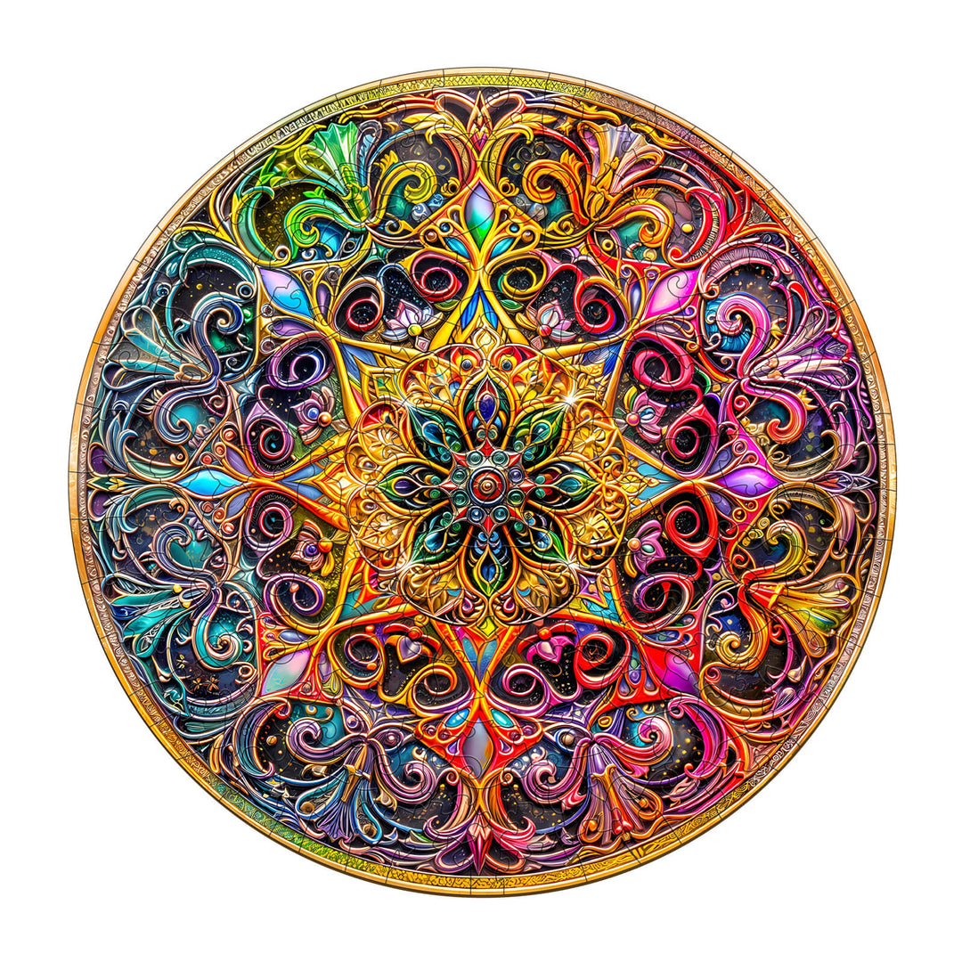 Mandala Dreamland Wooden Jigsaw Puzzle - By Woodbests