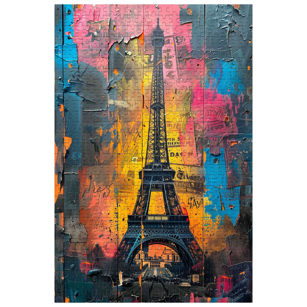 Eiffel Tower 500 / 1000 Piece Puzzle - By Woodbests