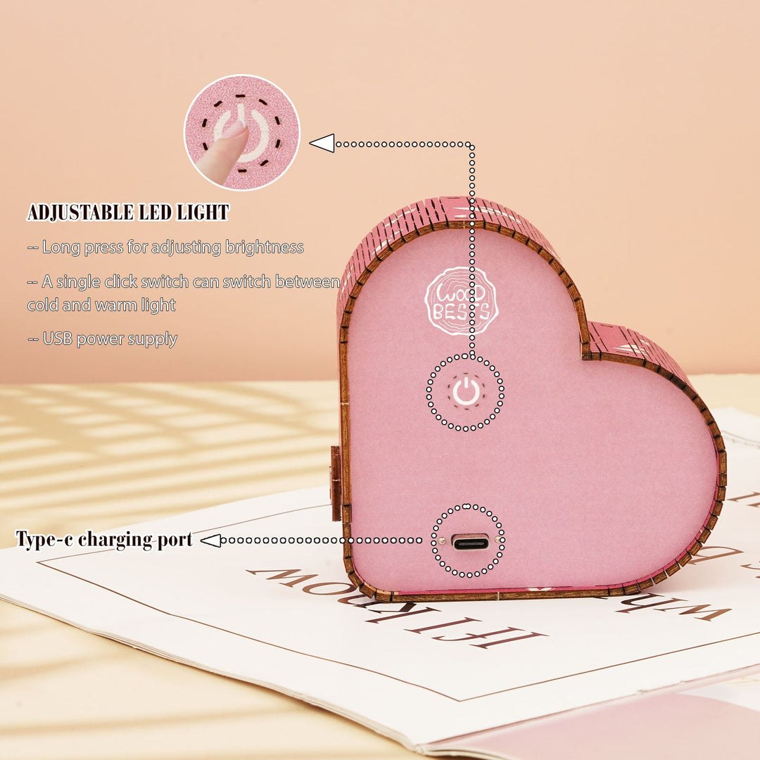 Traumhöhlen - 3D Holz Nachtlicht Bausatz