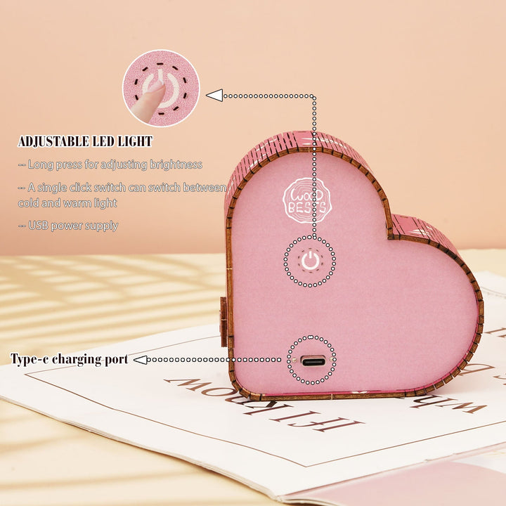 Traumhöhlen - 3D Holz Nachtlicht Bausatz