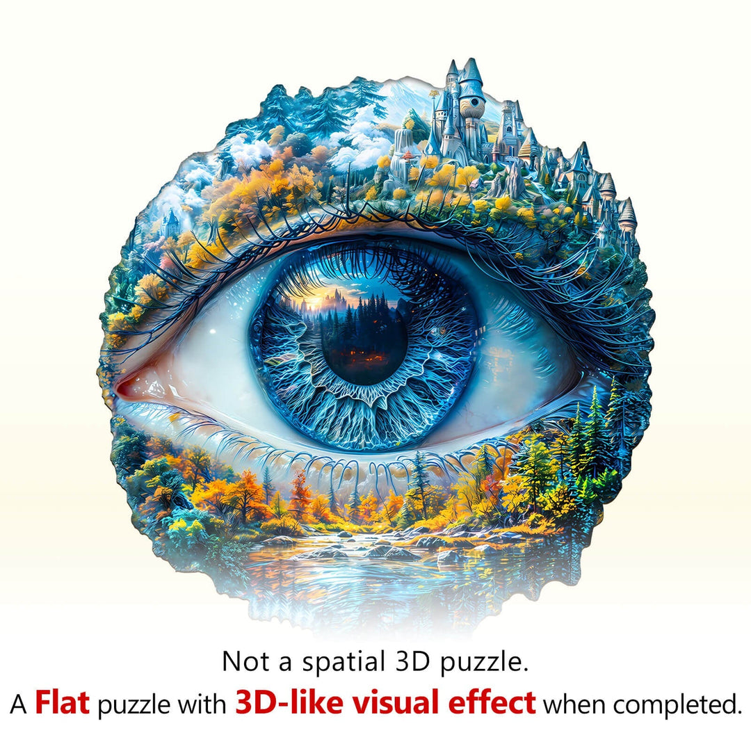 Auge der Natur Holzpuzzle