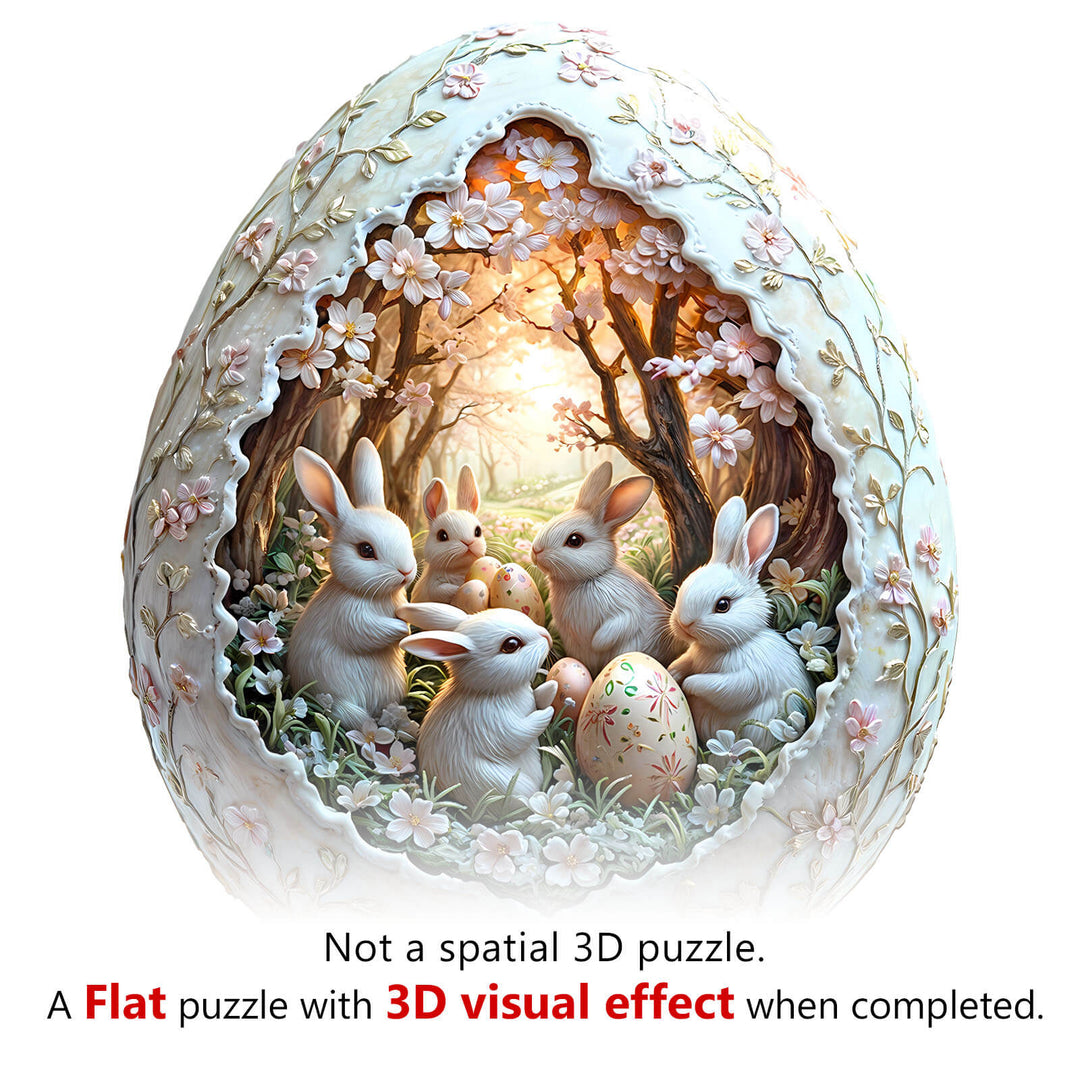 3D Oster-Eiersphäre Holzpuzzle