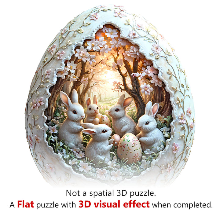 3D Oster-Eiersphäre Holzpuzzle