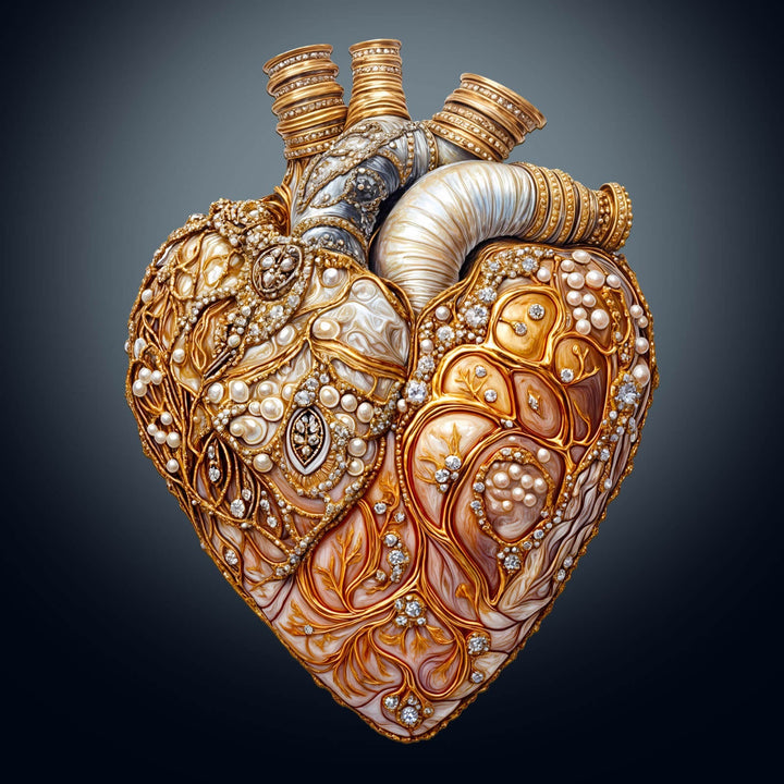 Schmuckherz Holzpuzzle