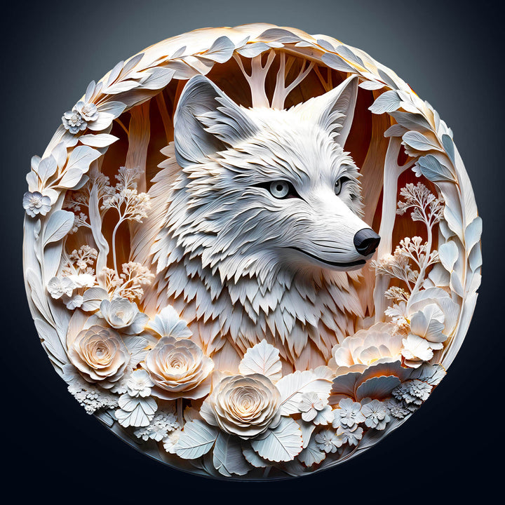 3D Wolf-1 Wooden Jigsaw Puzzle - Woodbests