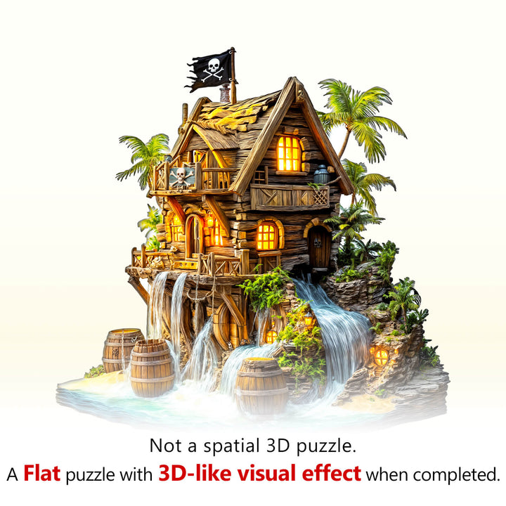 Piratenkajüte-2 Holzpuzzle