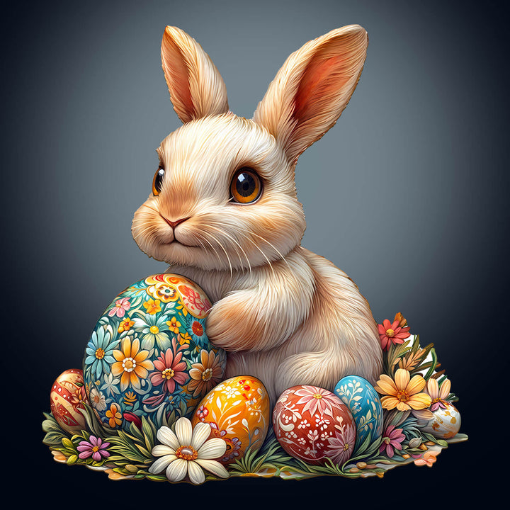 3D Osterhase Holzpuzzle