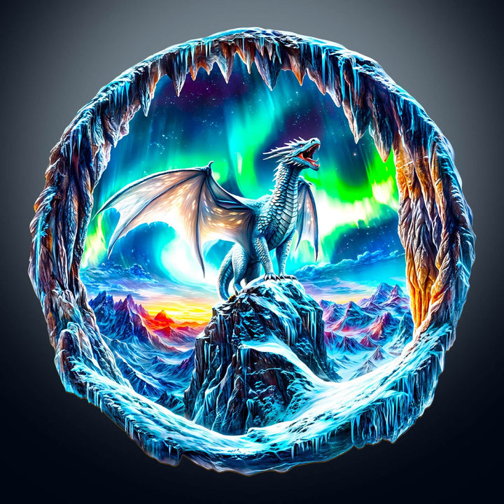 3D Aurora Dragon Wooden Jigsaw Puzzle - Woodbests