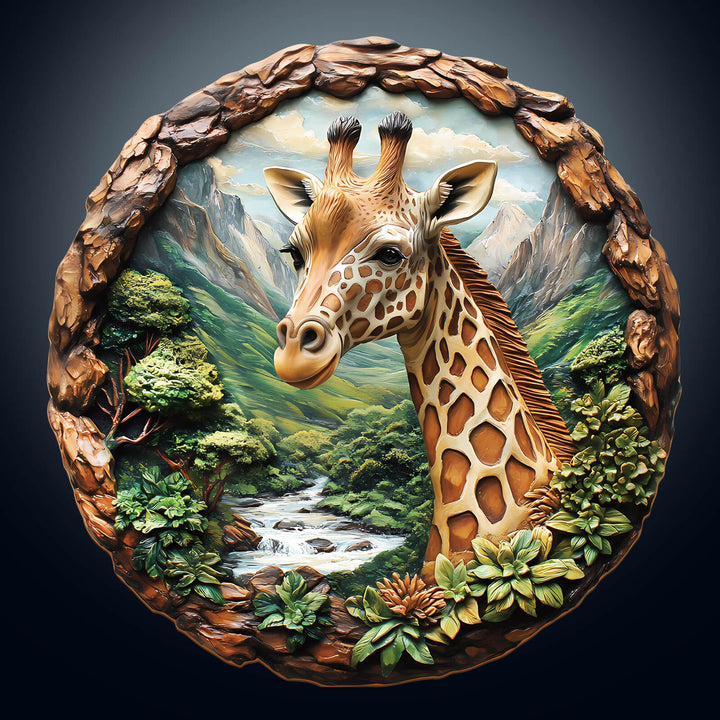 Giraffe Holzpuzzle