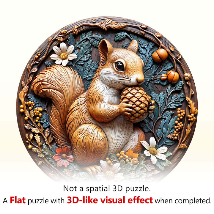 Forest Whimsy Wooden Jigsaw Puzzle
