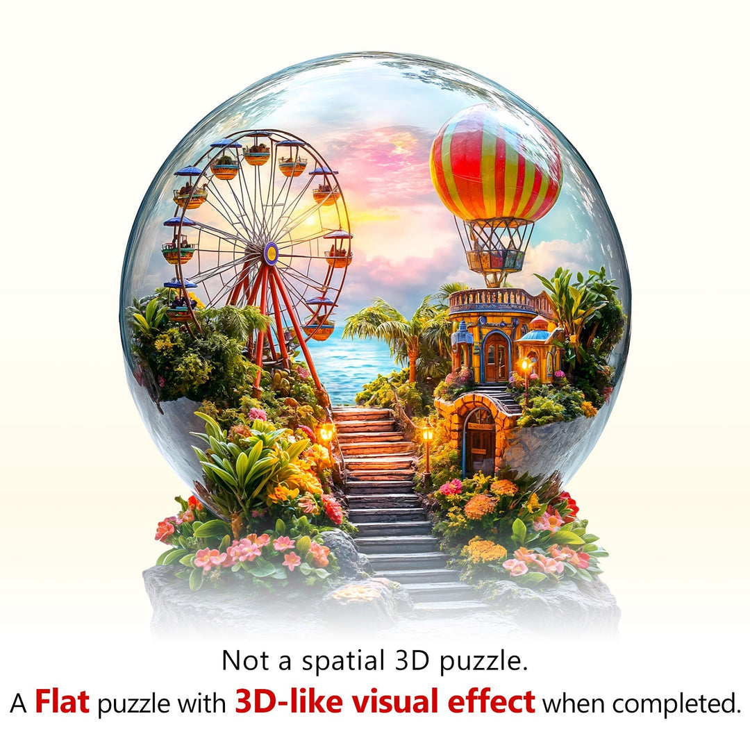 3D Crystal Wonderland Wooden Jigsaw Puzzle