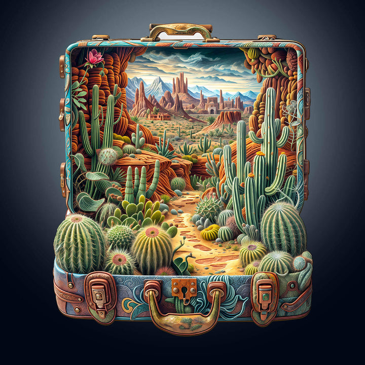 Wüsten-Odyssee-2 Holzpuzzle