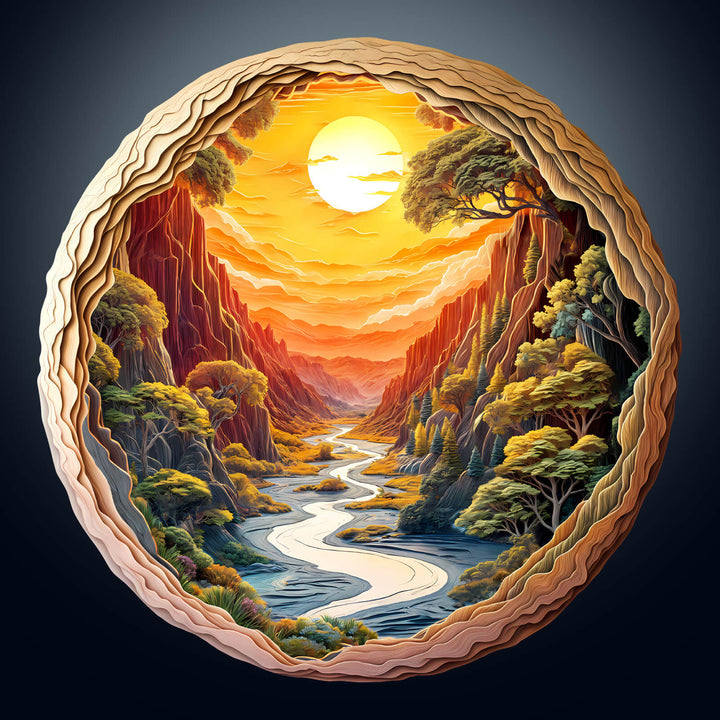 Dämmerwald Holzpuzzle