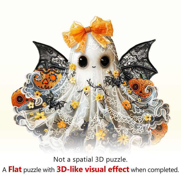 Little Miss Ghost Holzpuzzle