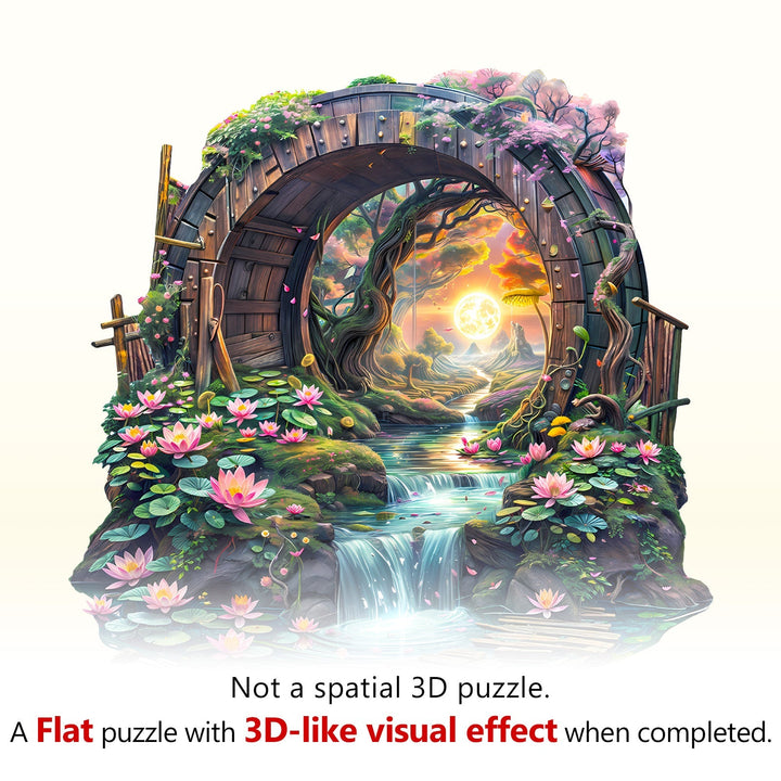 Barrel of Summer Wooden Jigsaw Puzzle