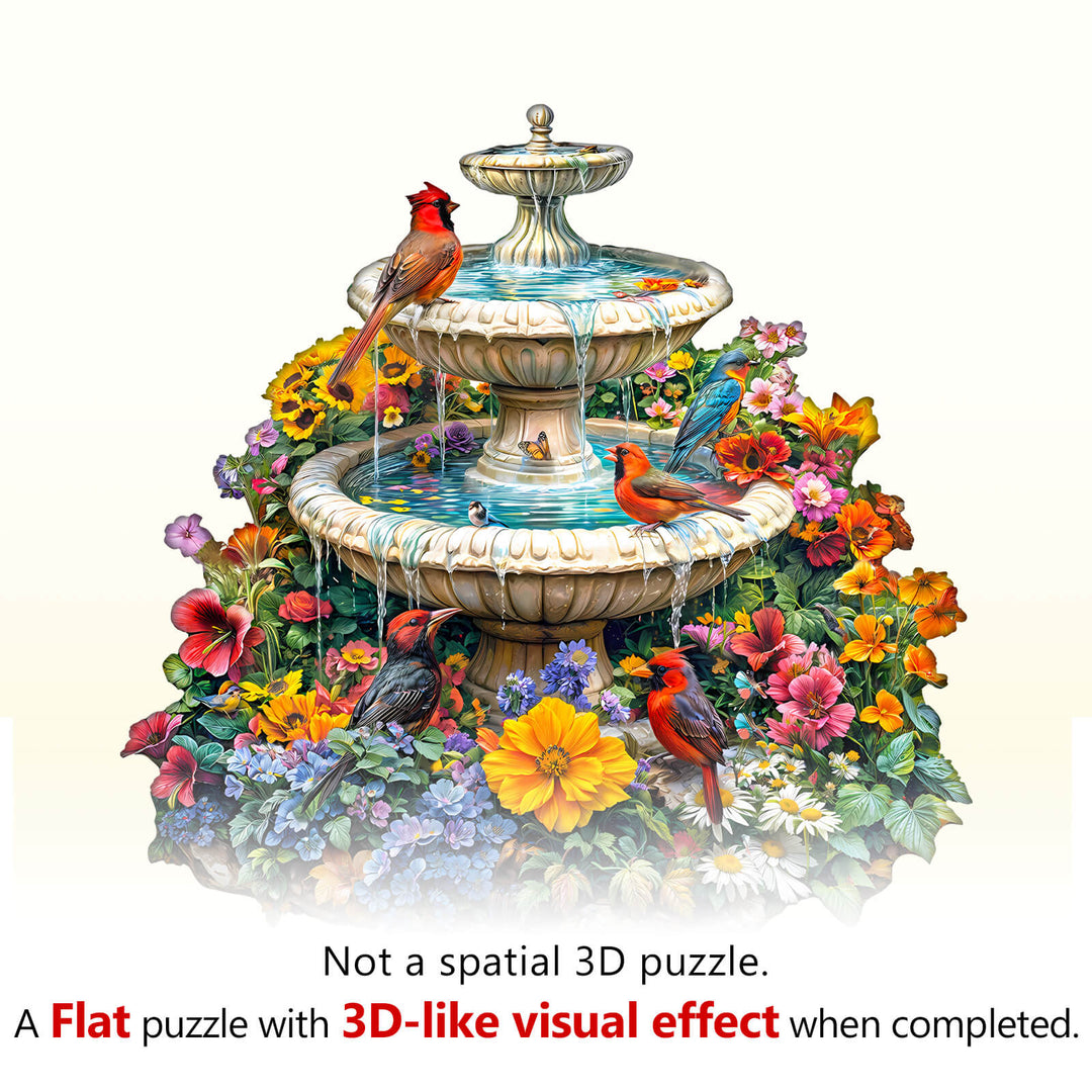 Gartenmelodie Holzpuzzle