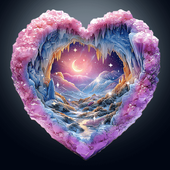 Romantisches Sternen Holzpuzzle