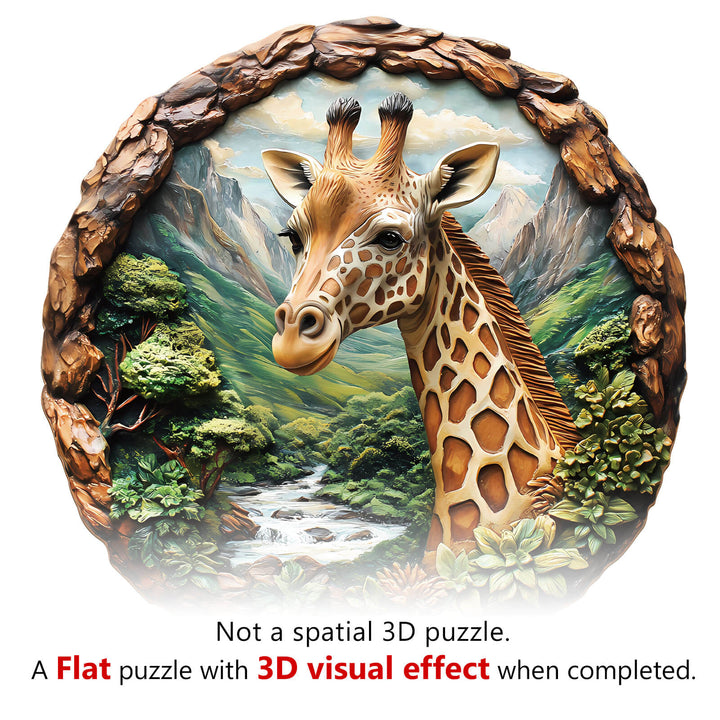 Giraffe Holzpuzzle