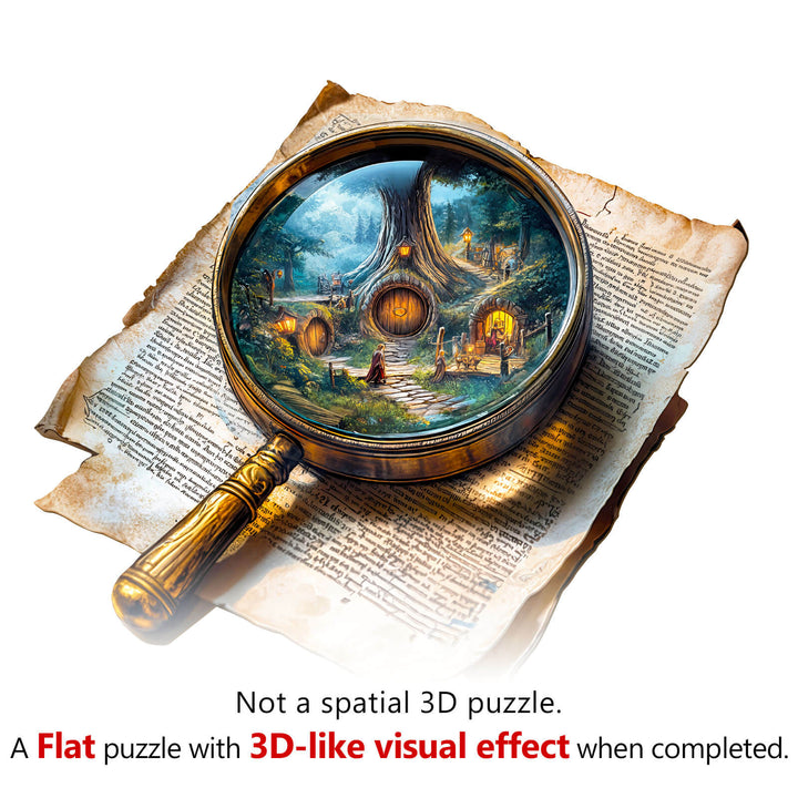 Wahrheits-Blickwinkel Holzpuzzle