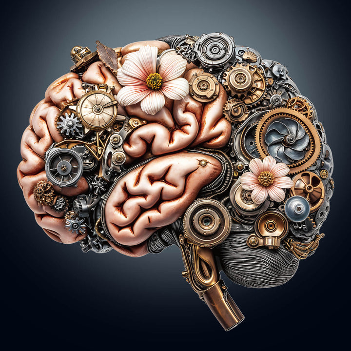 Mechanisches Hirnstamm Holzpuzzle