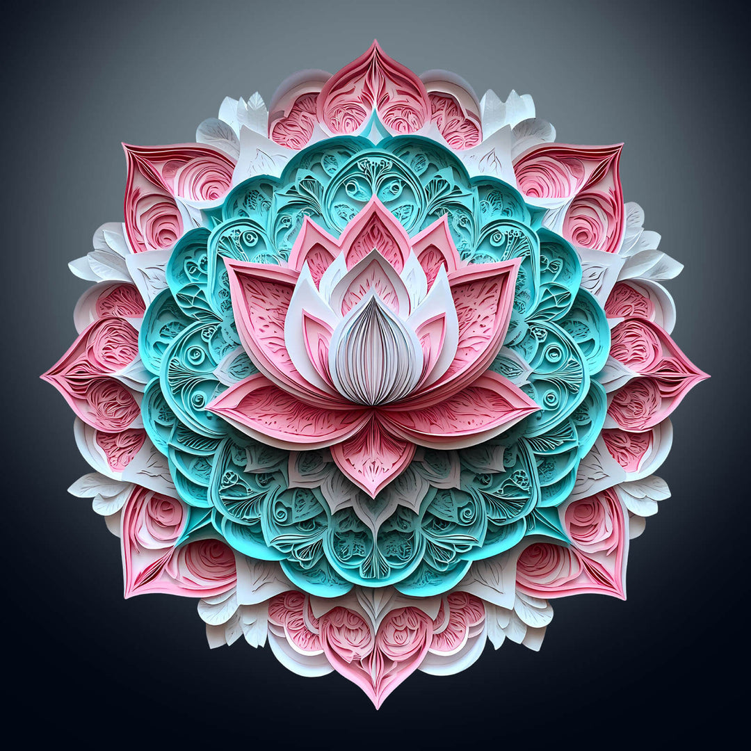 3D Mandala Lotus-1 Wooden Jigsaw Puzzle - By Woodbests