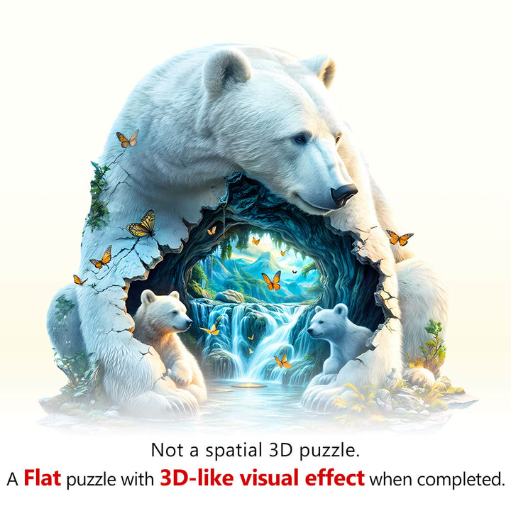 Arctic Sanctuary Wooden Jigsaw Puzzle