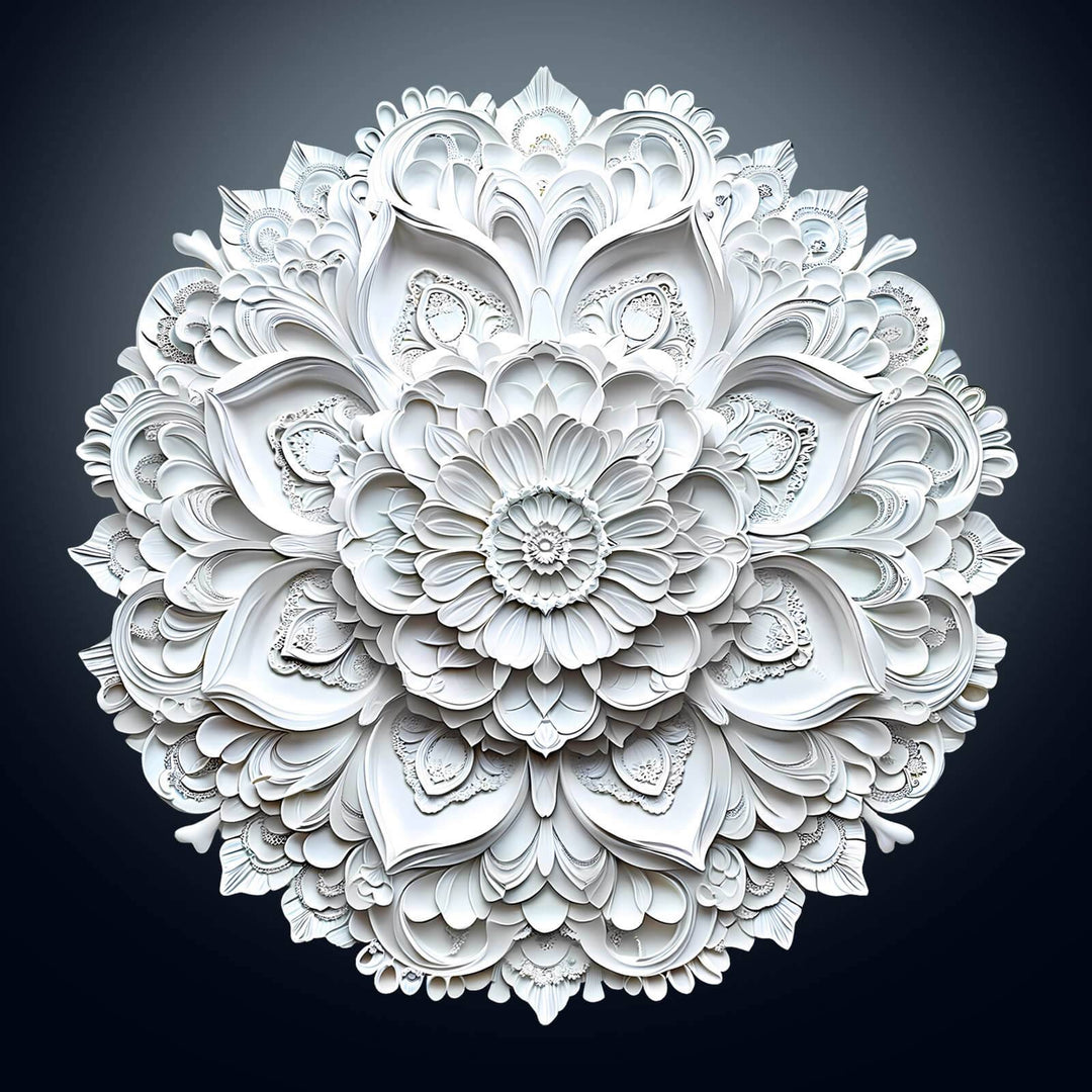 3D Paper Mandala-2 Wooden Jigsaw Puzzle - By Woodbests