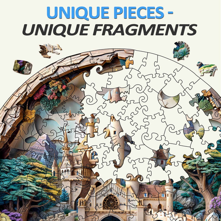 3D Castle Wooden Jigsaw Puzzle - Woodbests