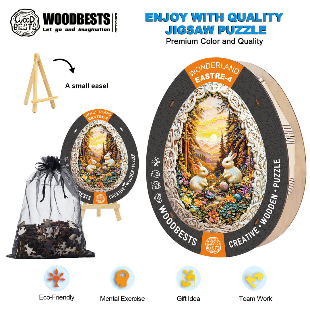 Oster Wunderland 4 Holzpuzzle