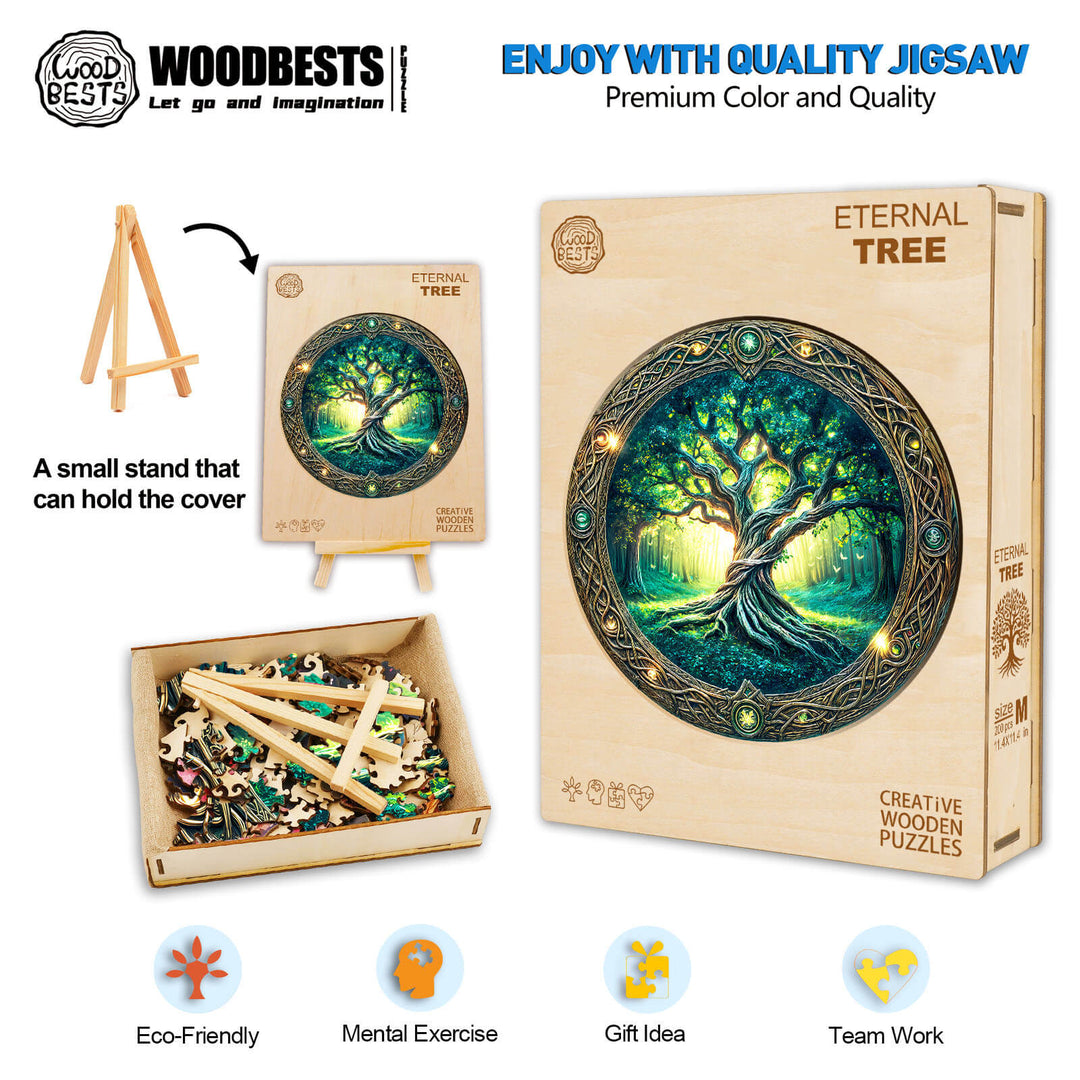 Ewiger Baum Holzpuzzle