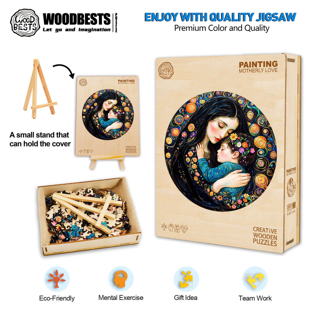 Mutterliebe Holzpuzzle