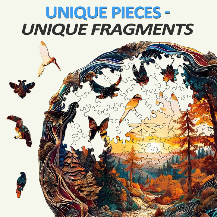 3D Winding Road Wooden Jigsaw Puzzle - Woodbests