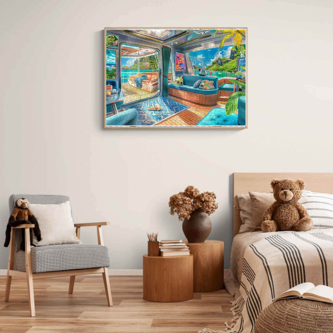 Luxury Yachts 500 / 1000 Piece Puzzle - By Woodbests