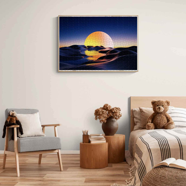 Sunset Desert 500 / 1000 Piece Puzzle - By Woodbests