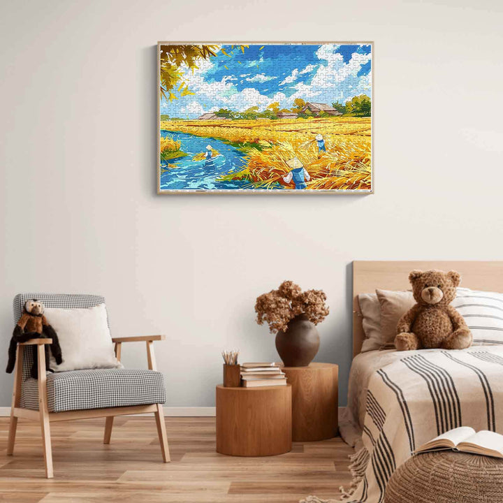 Pastoral Autumn 500 / 1000 Piece Puzzle - By Woodbests