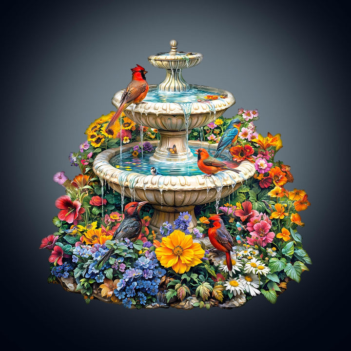 Gartenmelodie Holzpuzzle