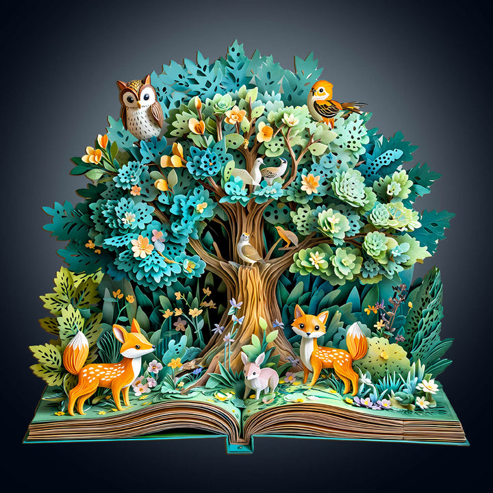 3D Forest Tales Wooden Jigsaw Puzzle