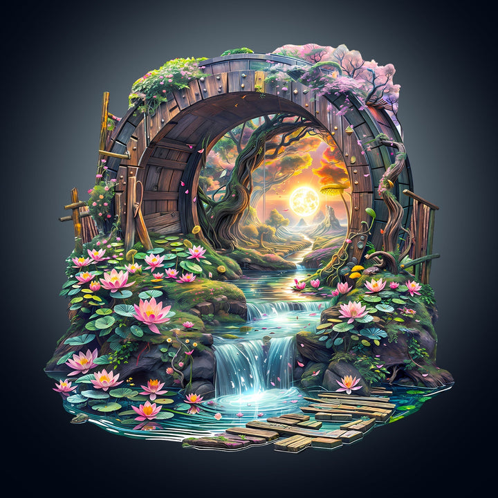 Barrel of Summer Wooden Jigsaw Puzzle