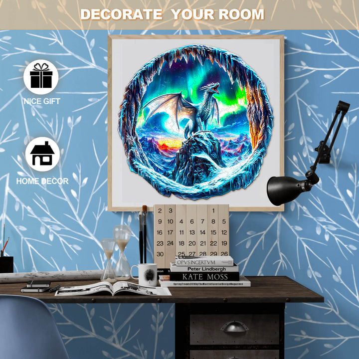3D Aurora Dragon Wooden Jigsaw Puzzle - Woodbests