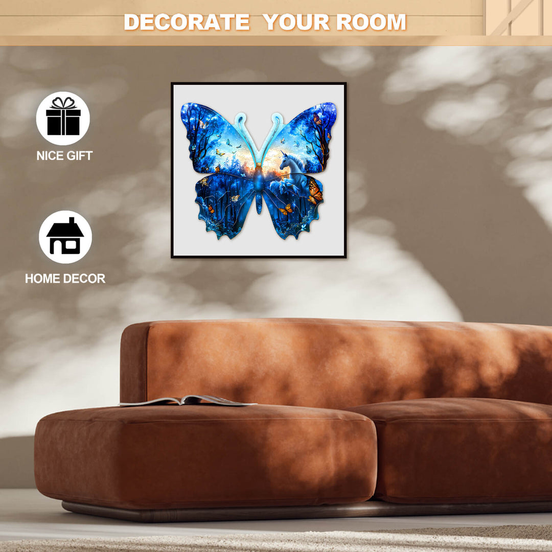 Butterfly Forest Wooden Jigsaw Puzzle - By Woodbests