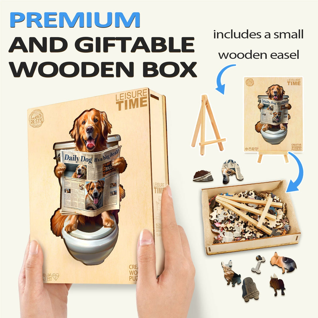 Leisure Time Wooden Jigsaw Puzzle - By Woodbests