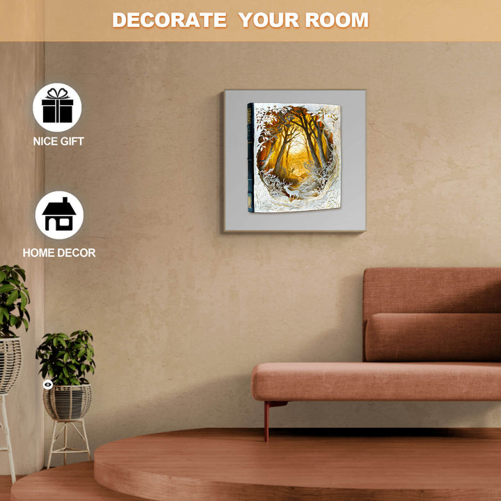 3D Geheimnisvoller Wald Holzpuzzle